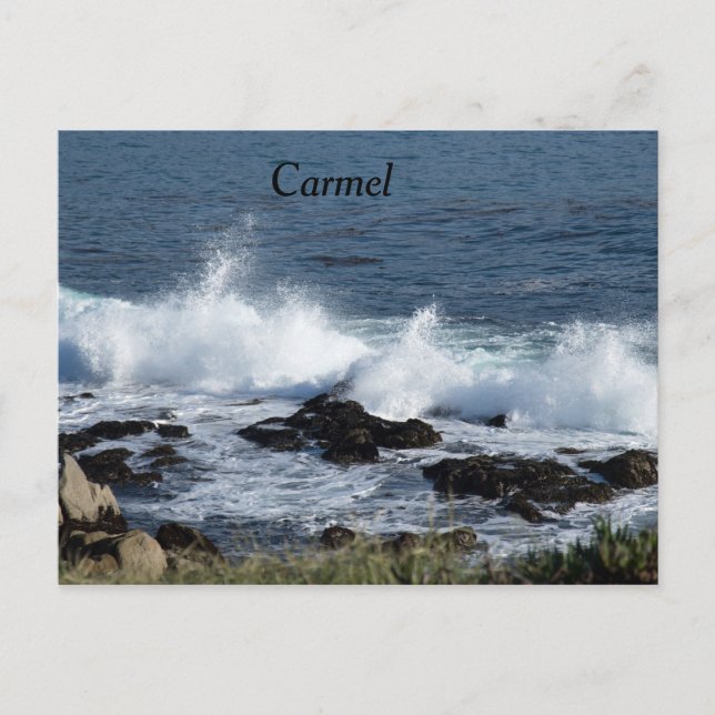 Postal El surf en el Océano Pacífico (Anverso)