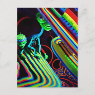 Postal El surrealismo del Ken Gage, partido de cumpleaños