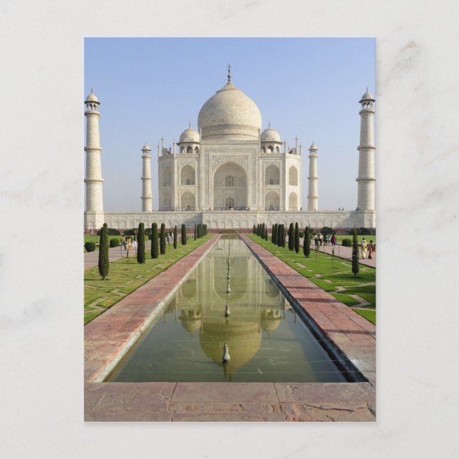 Postal El Taj Mahal, Agra, Uttar Pradesh, India, (Anverso)