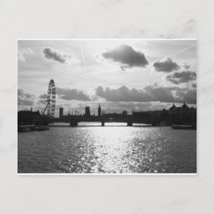 Postal El Támesis del Río y el Mono de Londres