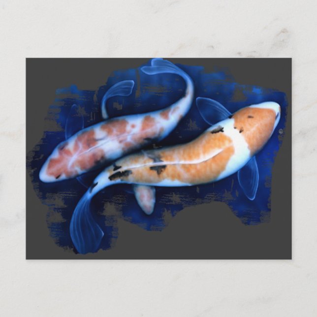 Postal El tango Koi (Anverso)