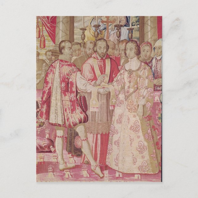 Postal El tapiz Charles V (Anverso)