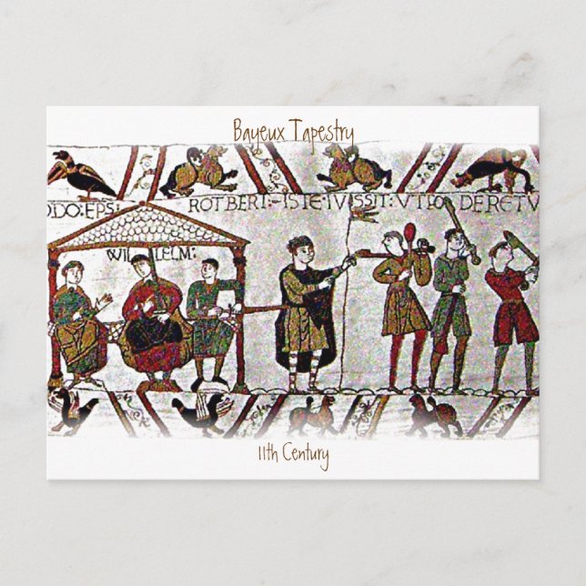 Postal El tapiz de Bayeux a6 - Postcard (Anverso)