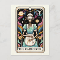 El Tarot del Cuidador Enfermera Gótica Retro Esque