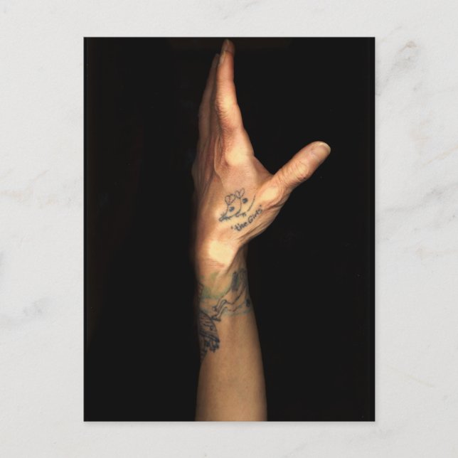 Postal El tatuaje de los Chicas (Anverso)