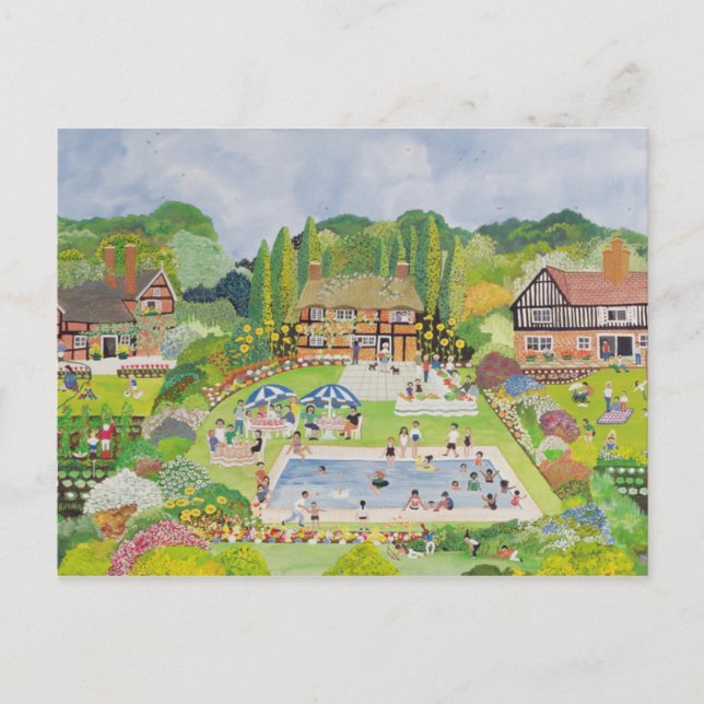 Postal El té está listo (Anverso)