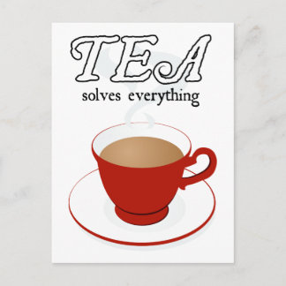 Postal El té lo resuelve todo
