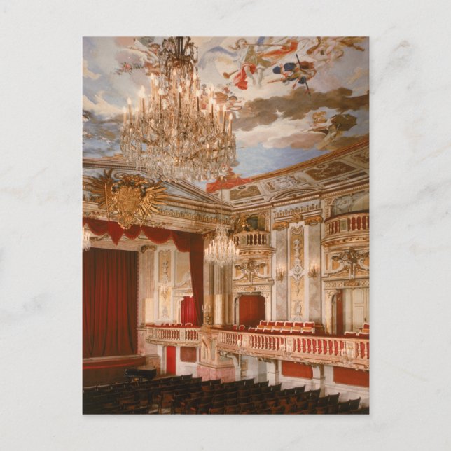 Postal El teatro (Anverso)