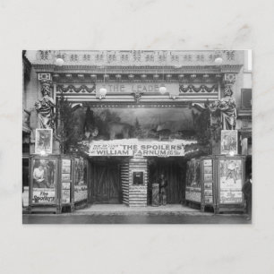 Postal El Teatro Líder, 1921