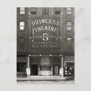 Postal El Teatro Princess, 1910
