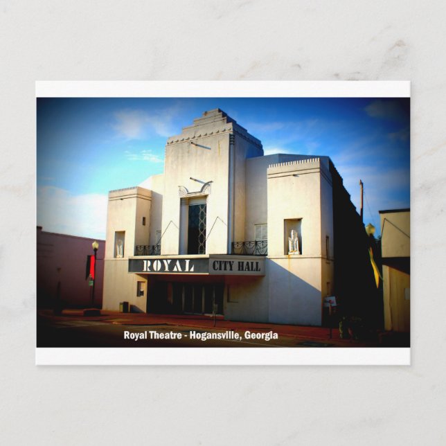 POSTAL EL TEATRO REAL - HOGANSVILLE, GEORGIA (Anverso)
