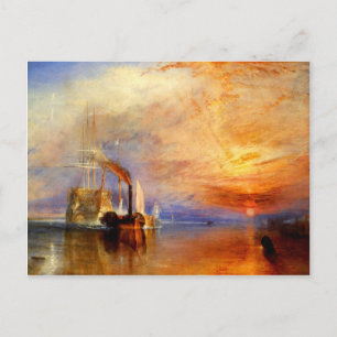 Postal El Temerario de Lucha, J. M. W. Turner