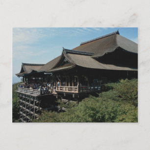 Postal El templo Kiyomizu, uno de los principales atracti