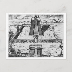 Postal El Templo Mayor de Tenochtitlan