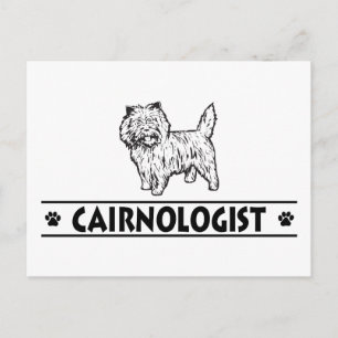 Postal El Terrior De Cairn Humorístico