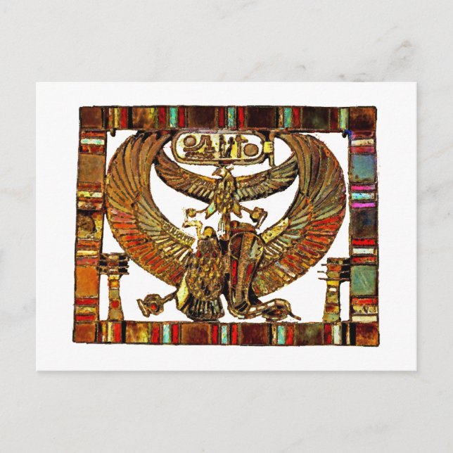 Postal El tesoro de Khaemwaset (Anverso)