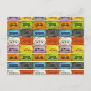 Postal El Ticket para andar: Los trenes