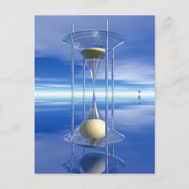 Postal El tiempo y el espacio (Anverso)