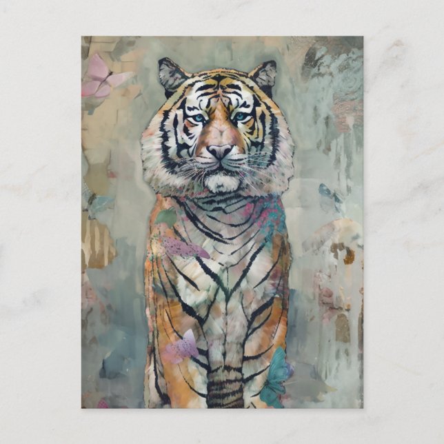 Postal El Tigre Solitario (Anverso)