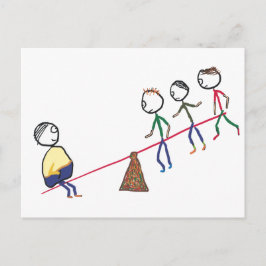 Postal El Tipo Grat En Seesaw