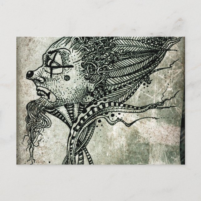 Postal El tonto (Anverso)