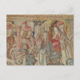 Postal El Torneo, tapiz vertical