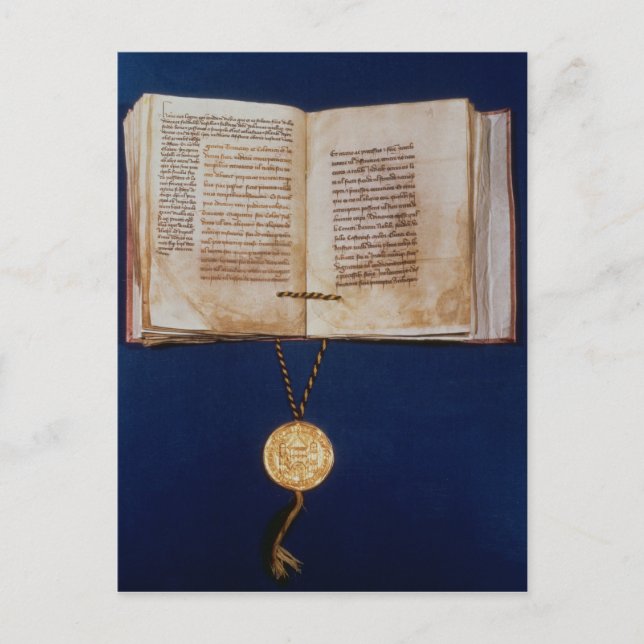 Postal El toro dorado de Carlos IV (Anverso)