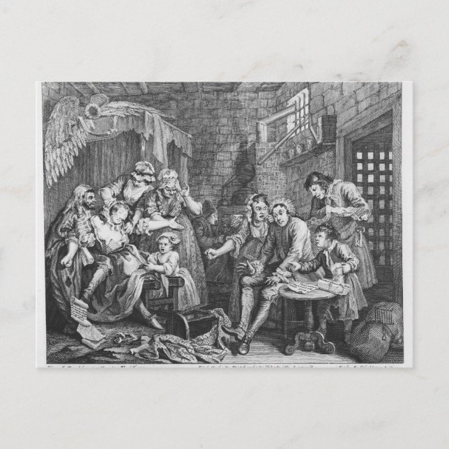 Postal El toro en prisión (Anverso)