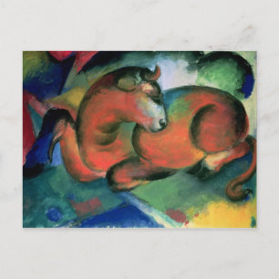 Postal El Toro Rojo, 1912