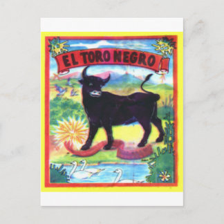 Postal El torro negro