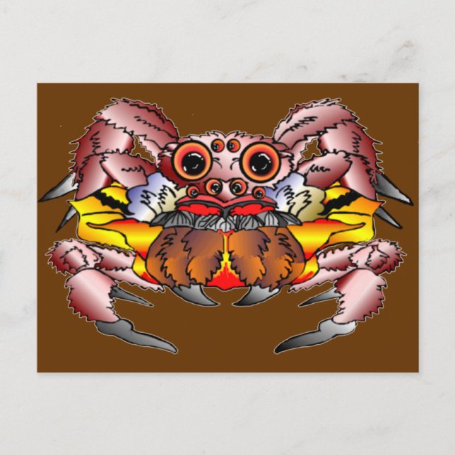 Postal El tótem araña (Anverso)