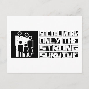 Postal El trabajo social sobrevive