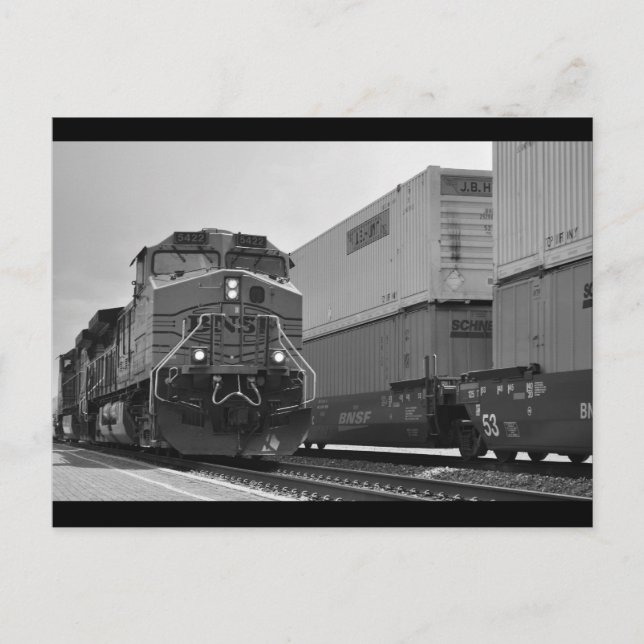 Postal El tren (Anverso)