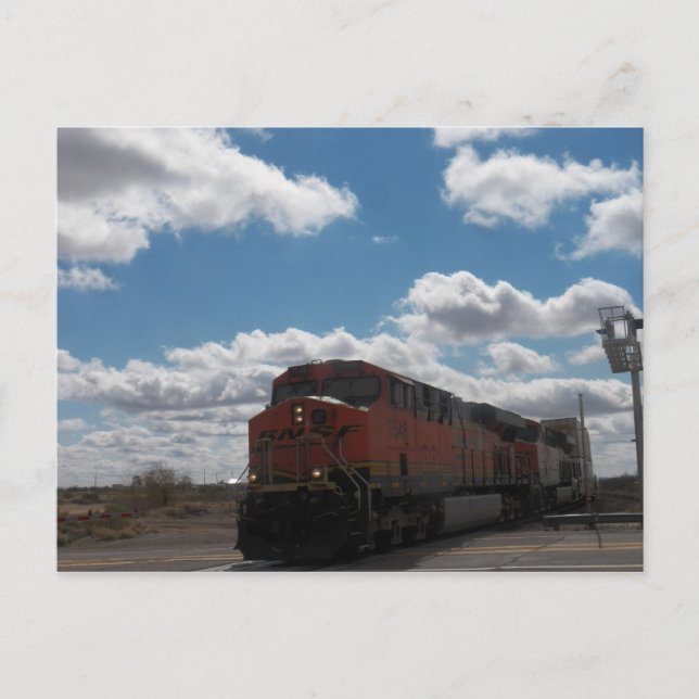 Postal El Tren Del Congreso De Arizona En Hwy 71 (Anverso)