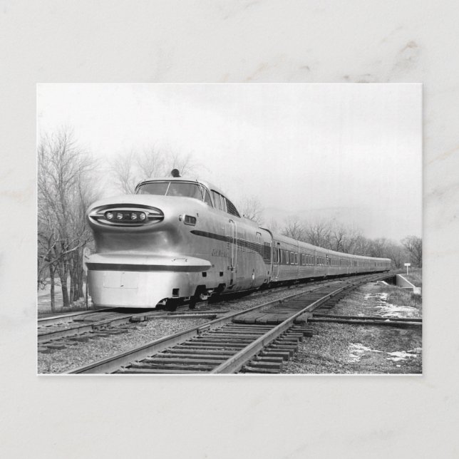 Postal ¡El tren del futuro! (Anverso)