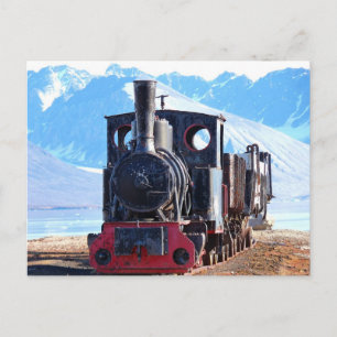 Postal El tren más septentrional del mundo, Svalbard