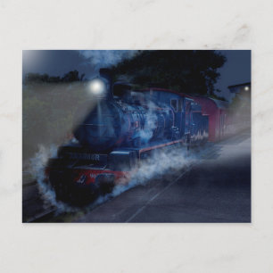 Postal El tren nocturno