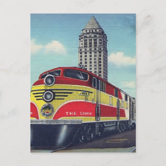 Postal El tren retro al campeón del ferrocarril de Miami