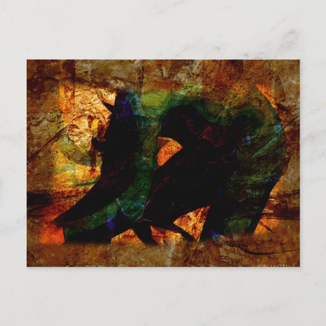 Postal El trialista del tiempo (Anverso)