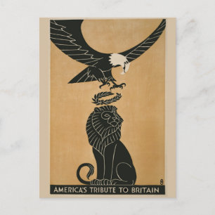 Postal El tributo de Estados Unidos a la Primera Guerra M