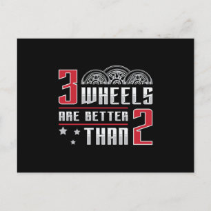 Postal El Triker 3 Ruedas Es Mejor Que 2 Motores