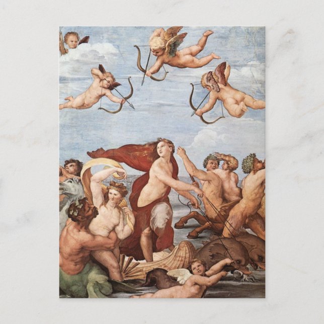 Postal El triunfo de Galatea (Anverso)