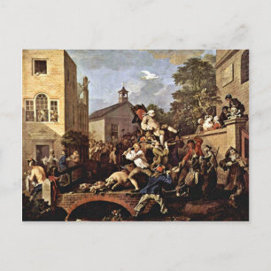 Postal El Triunfo De Hogarth William