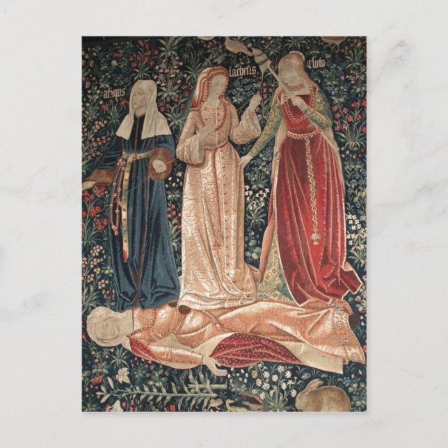 Postal El triunfo de la muerte, o la cinta flamenca de lo (Anverso)