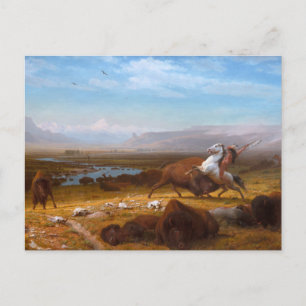 Postal El último del búfalo