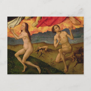 Postal El último fallo, detalle de la resurrección