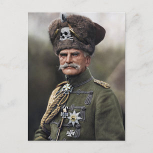 Postal El último húsar agosto de von Mackensen Colorize d