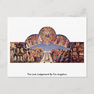 Postal El Último Juicio De Fra Angelico
