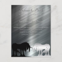 El Unicornio místico (líneas metálicas)