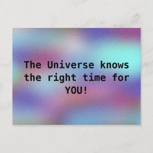 Postal El Universo sabe el momento adecuado para USTED Gu